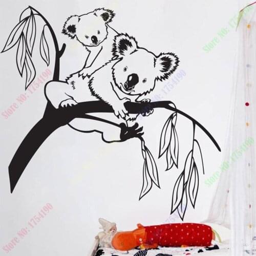 New Removable Koala Tree Branches DIY Wall Decals Wall Sticker Nursery Vinyls Baby Wall Stickers Wall Art For Kids Rooms