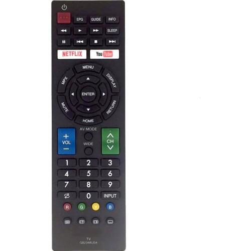 New GB234WJSA Replacement Remote Control For SHARP Smart TV With NETFLIX YouTube Apps LC-32M3H LC-40M3H LC-42D65H