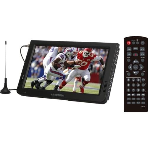 10 Inch Portable Mini TV Digital ATSC TFT HD Screen Freeview LED TV Video Player for Car Caravan Camping Outdoor or Kitchen