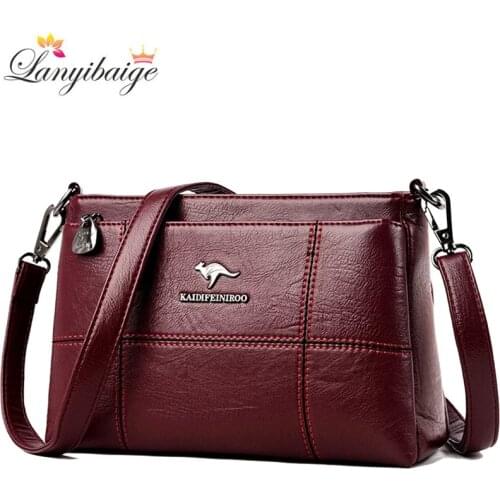 Three-layer Pocket Luxury Designer Handbag for Women 2021 New Purses And Handbags Fashion Shoulder Crossbody Bags Tote Bag