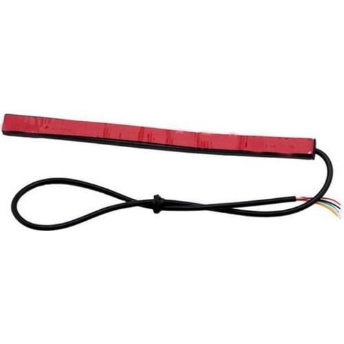 DC 12V 48 LED SMD Strip Motorcycle Car Tail Turn Signal Brake Stop Light Brake Striped Signal License Plate Light