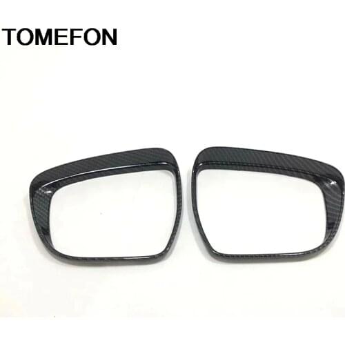 TOMEFON For Nissan Qashqai J11 2014 2015 2016 Rearview Side Mirror Rain Shield Sun Visor Shade Frame Trim Accessories ABS