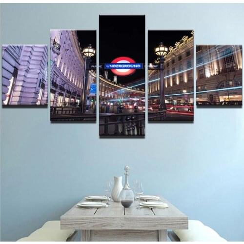 World Famous Architecture Beauty HD Five Wall Painting Decorative Painting Anime Posters Wall Decor Anime Decor Room Decor