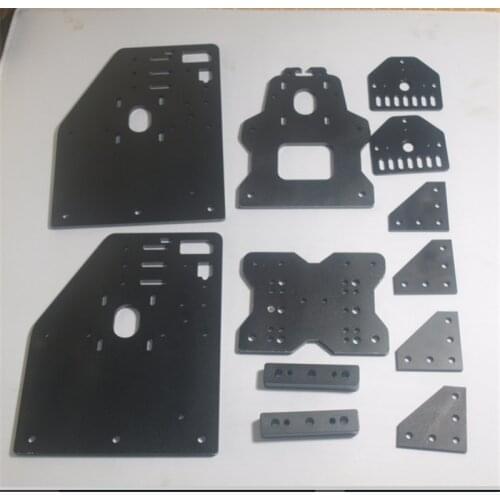 Openbuilds OX CNC milling machine Parts OX router NEMA 23 Aluminum Gantry Plates full kit with Universal Threaded Rod Plates
