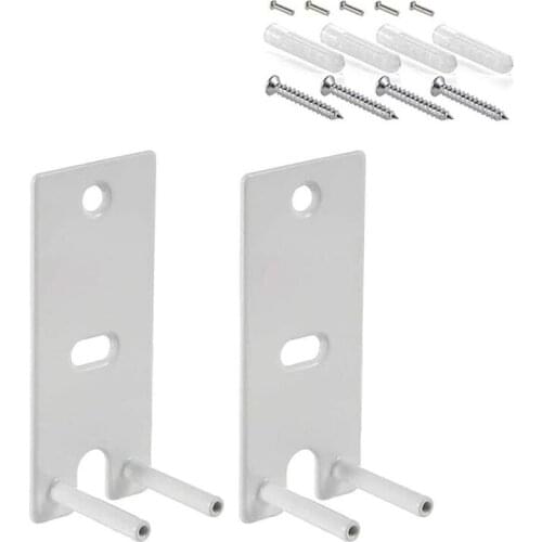 1 Pair Of Wall Mount Bracket for Omnijewel Lifestyle 650 Home System,Speakers Wall Mount Brackets Replacement,White