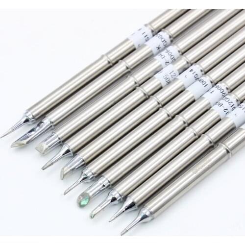 1Pc T12-BC2 B B2 BC1 BC2 BC3 B4 BCF1 Soldering Iron Tips ect series for Hakko Soldering Rework Station FX-951 FX-952
