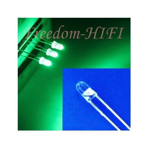 1000PCS/LOT 3mm green led light emitting diode Free shipping F3MM LED DIODES GREEN 520-570NM 2.0-3.6V 20MA