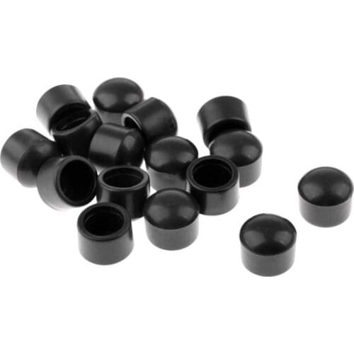 Foosball End Caps 16 pcs Rod Caps for 5/8" Foosball Rods-Tournament Soccer Foosball Table AJ-01 (16mm)