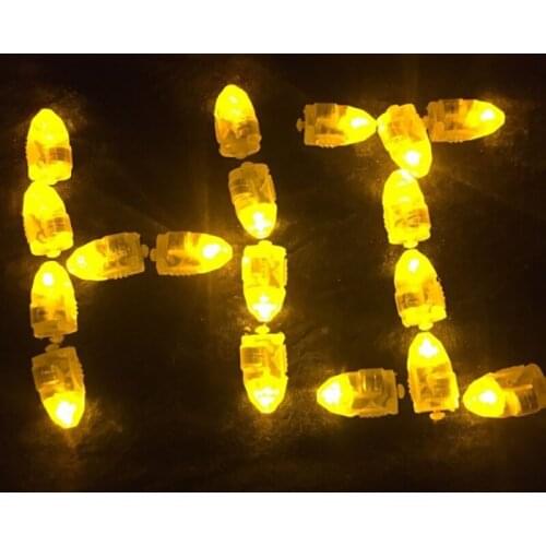 5pcs Mini Small LED Flash Balloon Lamps For Lantern Bar Christmas Wedding Birthday Party Decor Light White, Multi-color, Blue