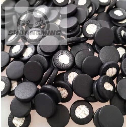 50 Pieces Individual Size black Leather Clarinet Pads Clarinet parts 6mm-20mm