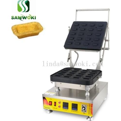 110V 220v Electric Non-stick rectangle shaped Muffin Baking Cup Tartlets Pans Tartlet making Machine egg tart machine 20pcs/mold