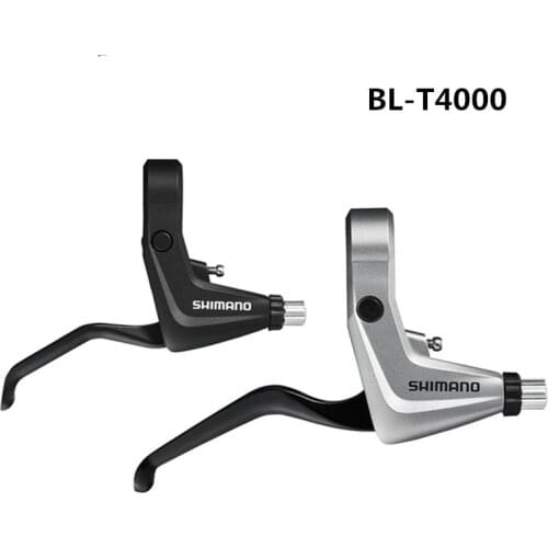 Shimano Alivio T4000 V-Brake Lever BL-T4000 MTB Bike Bicycle mtb Brake Lever Set Black / Silver