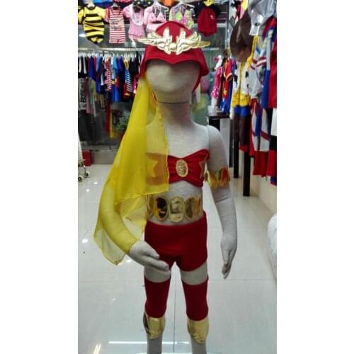 3-7 years Red Party decoration chrismas girl Nina princess skirt Cosplay / Game clothing size:5#-13