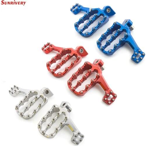 Foot Pegs FootRest Footpegs Rests Pedals For Yamaha YZ85 YZ125 YZ250 YZ250F YZ450F YZ426F WR250F WR250R WR250X WR450F WR426F