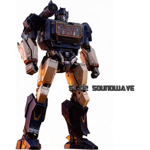 Thunder Warrior Transformation SX-02 SX02 Soundwave Movie Series With Dogs KO Action Figure Robot Toys