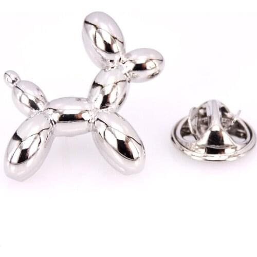 High quality mens Brooch Lapel Badge Pin NEW Silvery Dog Brooch mens Wedding Shirt Lapel Brand Jewelry Pin