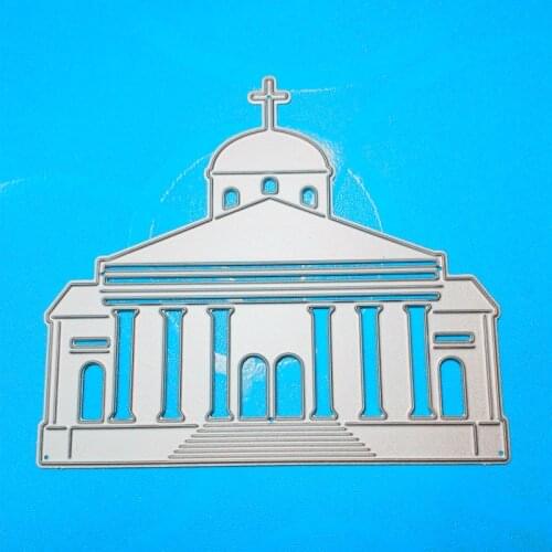 YLCD591 Church Metal Cutting Dies For Scrapbooking Stencils DIY Album Cards Decoration Embossing Folder Die Cutter Template Mold