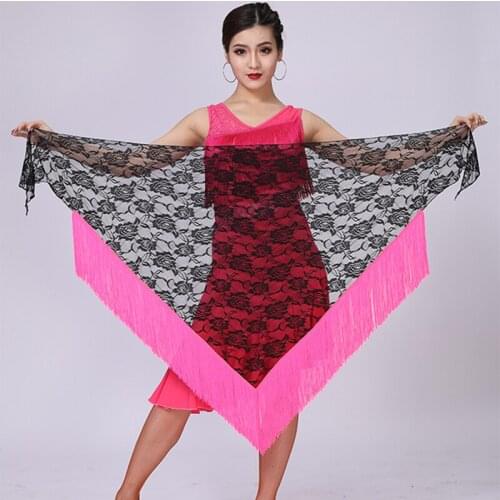 Lady Latin Dancing Clothes Stage Performance Dance Wear Skirt For Latin Dancer Multi Styles Triangle Hip Scraf Dance Costumes