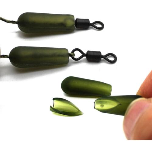 100PCS carp fishing accessories rubber buffer beads AFloat set lead core carp fishing tools helicopter sundries rig beads