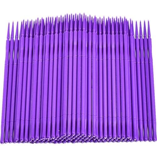 100pcs Eyelash Extension Micro Brushes Disposable Individual Applicators Mascara Wands Permanent Makeup Tools professional
