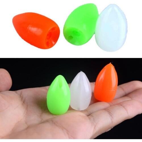 2pcs Plastic Bombarda Floats Long Distance Casting Lure Carp Coarse Trout Sea Fishing Tackle with Beads and Rolling Swivels Tool