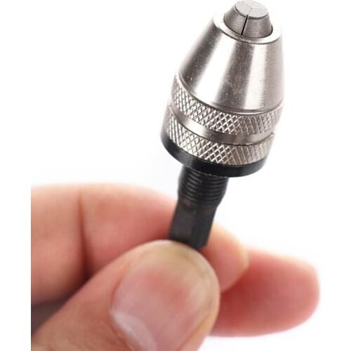 2019 New 0-4mm Keyless Chuck 1/4 Inch Hex Shank Nickel Plating Drill Chuck Adapter