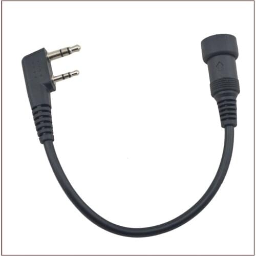 44-K Mini Din Plug with UNLockable Knob for Baofeng Pofung UV-5R BF-UVB2Plus Wouxun KG-UVD1P KG-UV6D KG-UV8D KG-UV9D KG-UV9DPLUS
