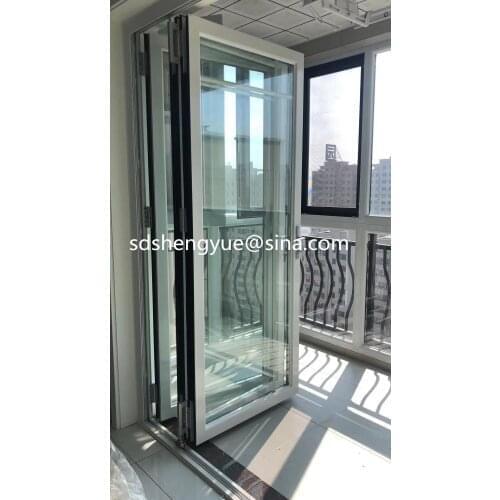 Aluminum tempered glass folding/ bifold doors price bangladesh