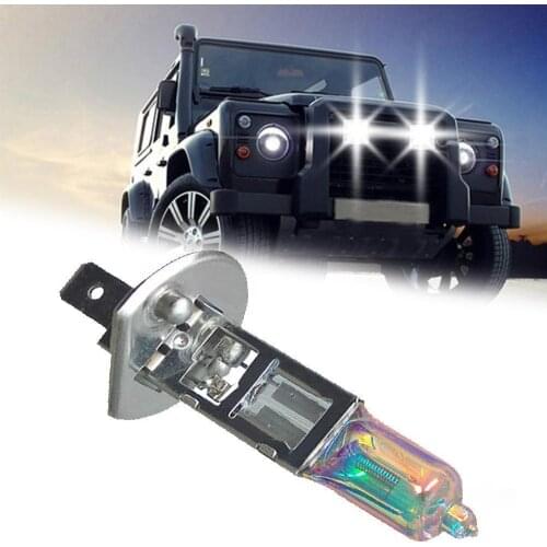 Car Light H1 Halogen Bulb 12V 55W Yellow Gold 5000K 1300Lm Quartz Auto Fog HeadLight Car Glass Lamp V8H8