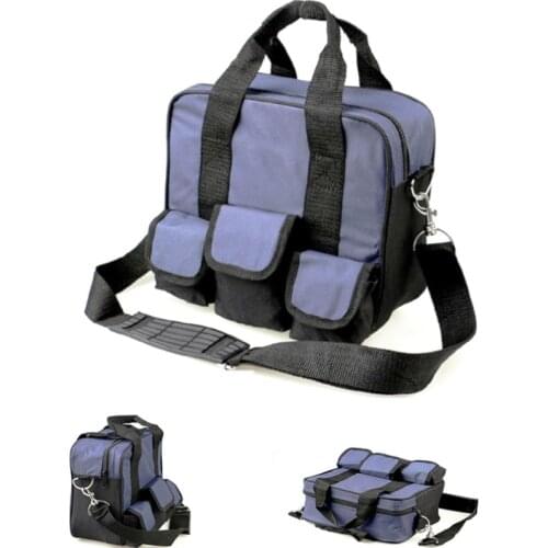 600D Tool case bag Shoulder Organizer Multifunction electrician repair Storage box Suitcase Durable Portable instrument case