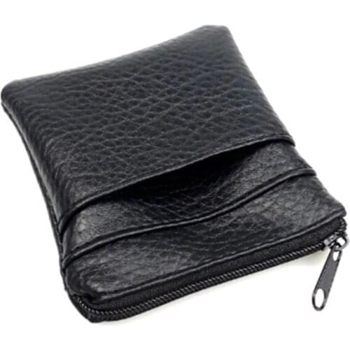 Cheap Coin Purse Women Men Small Mini Fashion Pu Leather Short Wallet Bags Change Little Key Credit Card Holder Business 2021