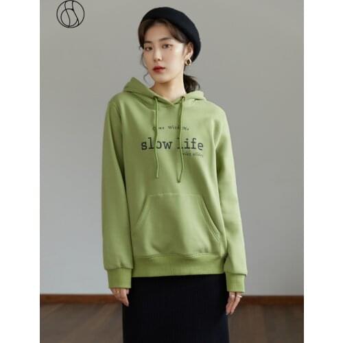 DUSHU Women's Sweatshirts With Inscriptions