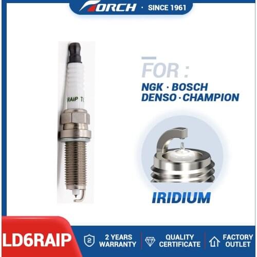 1PCS Iridium Platinum Candles Torch LD6RAIP spark Plug for TOYOTA Car Auto Automobiles Nissan Peugeot Renault Citroen