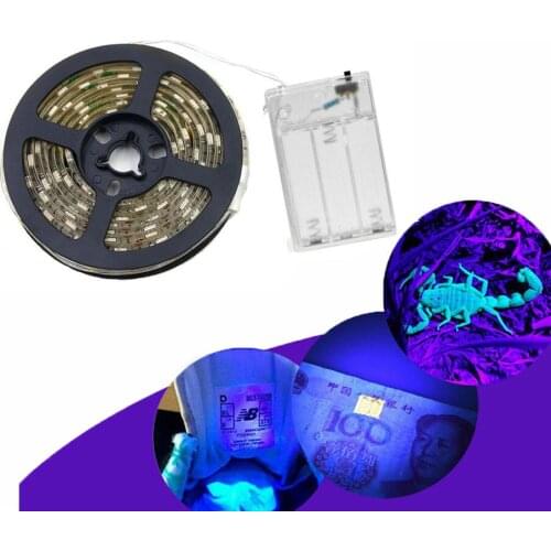 Nail Gel Varnish Dryer Nail Art Tools 5V UV led strip light 395-405nm Ultraviole Black light USB/AAA battery Fluorescent light