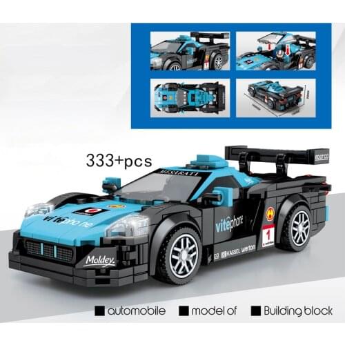 Hot technical super sport car building block Maseratis gt bricks racer figures assemble model toys collection for boys gifts