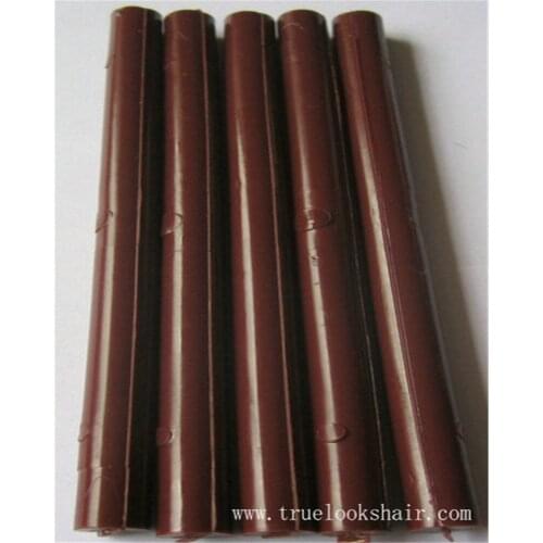 20pcs/lot 180mm*12mm Brown color Italy Keratin Glue Sticks Strong Fusion Glue Used For Fusion Human Hair Extensions