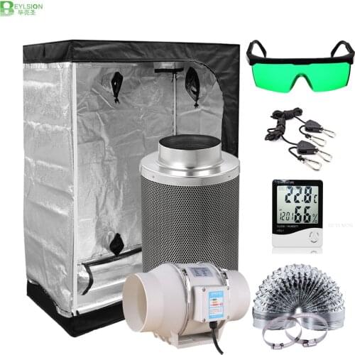 BEYLSION Grow Tent Grow Box With Fan And Filter Set Growbox 4inch 5 Inch 6 Inch 8 Inch For LED Grow Lamp Light For Plant Growth