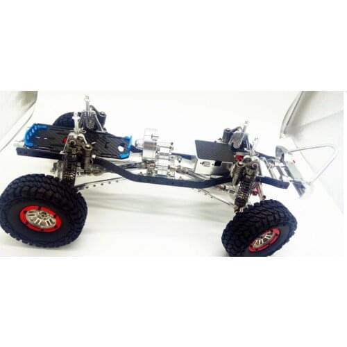 1/10 scale CNC Metal Rock Cralwer Chassis/ Frame Assembly Compatible with AXIAL SCX10 (No radio and power system)