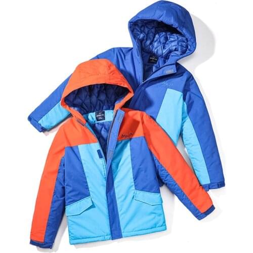 2020 Autumn Winter Girls Boy Coat Outerwear Windbreaker Waterproof Children Jacket For Kids Warm Hoodies Fit 3-15 Years