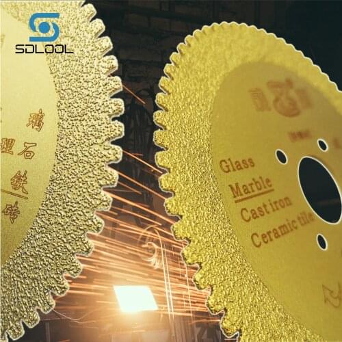 Brazed Cutting Blade Cast Iron Grinding Blade Diamond Saw Blade Ceramic Tile Stainless Steel Marble Cutting Piece