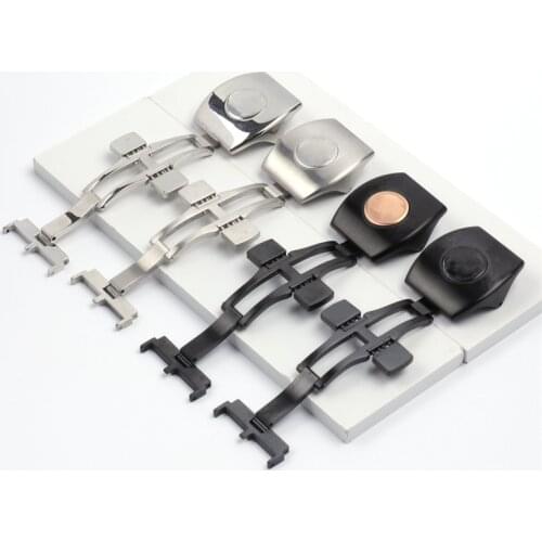 High quality 316L Stainless Steel Clasp Watch Strap Butterfly Folding Buckle Suitable for Franck Muller Series Watchband 20mm