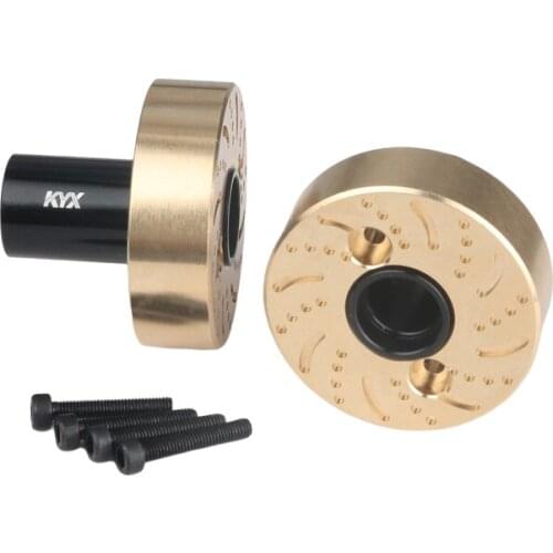 KYX Racing Brass Heavy Weight Rear Axle Weight Block Counter Weight for 1/10 Rc Crawler Car Axial RBX10 RYFT