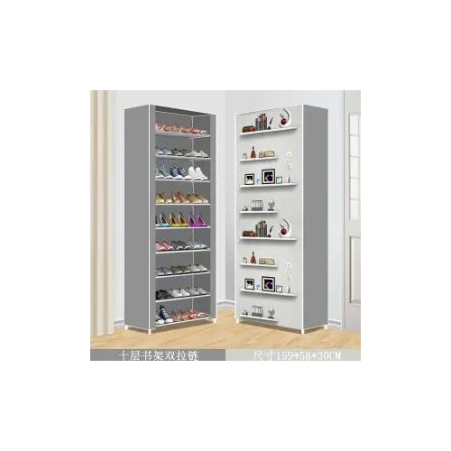 10layer Shoe Cabinet Easy to Install Shoes Shelf Organizer Space-saving Stand Holder Entryway Home Dorm Shoe Rack Blind box