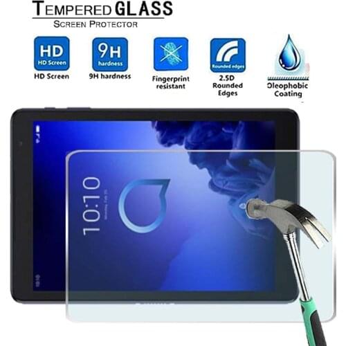 For Alcatel 3T 10 -Premium Tablet 9H Tempered Glass Screen Protector Film Protector Guard Cover
