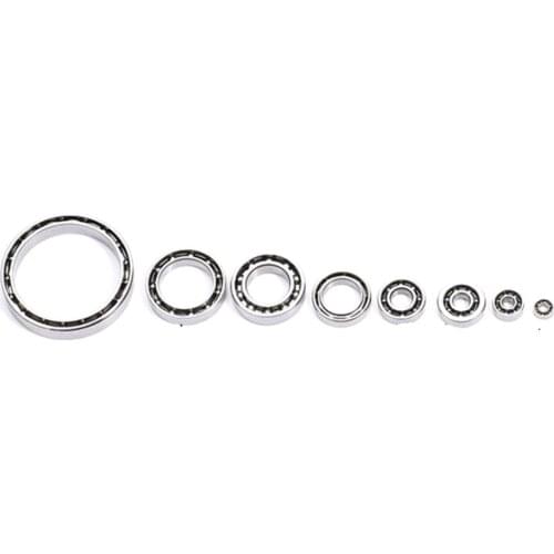 10pcs Inner Diameter 1.5mm To 9mm Gcr15 ABEC1/ABEC3 Open Tpye Thin-wall Deep Groove Ball Bearing