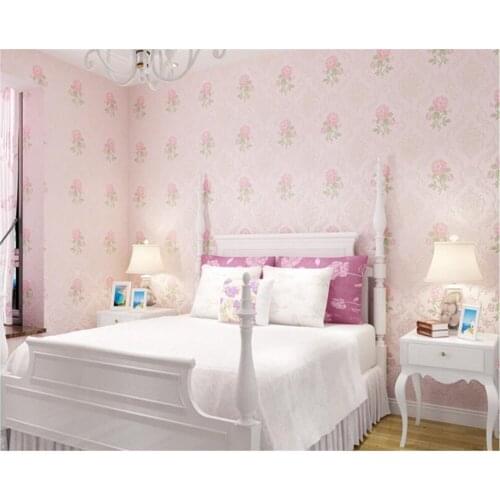 Beibehang European style rural style 3D three-dimensional non woven 3d wallpaper wall paper bedroom background papel de parede