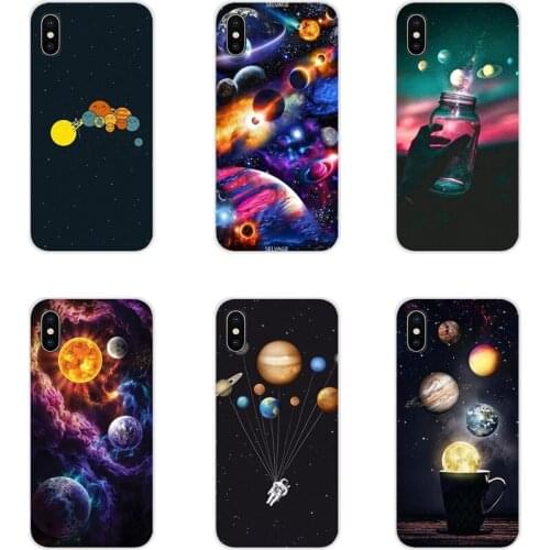 Accessories Phone Shell Covers Space Solar System Planets For Xiaomi Mi4 Mi5 Mi5S Mi6 Mi A1 A2 A3 5X 6X 8 CC 9 T Lite SE Pro