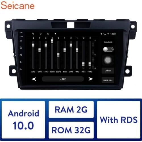 Seicane Android 10.0 RAM 2GB 32GB ROM Car GPS Radio Stereo for 2007 2008 2009 2010 2011 2012-2014 MAZDA CX-7 Multimedia Player