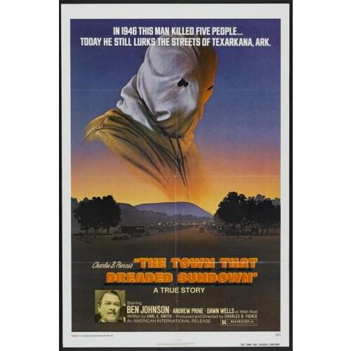 D0725 The Town That Dreaded Sundown Movie Silk Fabric Poster Art Decor Indoor Painting Gift