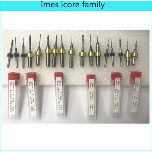 Compatible with imes-icore®-3mm shank T40,41,42 milling burs for dental zirconia block